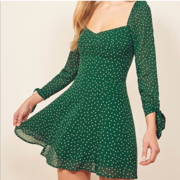 Reformation Dresses & Skirts - REFORMATION polka dot print mini dress